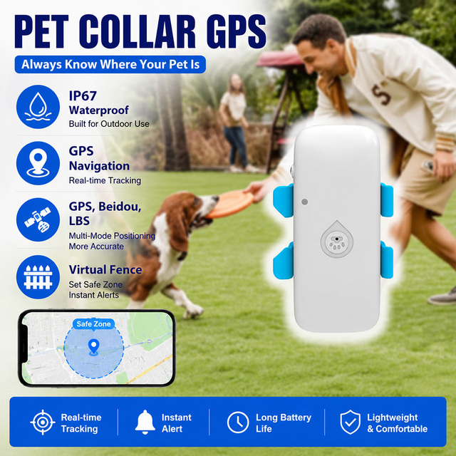 Goat Livestock Wild Animal PET GPS Tracker IP67 Waterproof Real-time Positioning Gps Tracker 2g