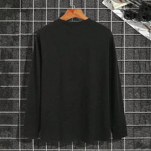 Maglietta a Maniche Lunghe da Uomo in Maglia, Traspirante, Classica Nera e Bianca, Antipiega, Asciugatura Rapida, 100% Poliestere, Stampa Digitale, Vendita all'Ingrosso <span class=keywords><strong>Paris</strong></span> - Product Image 2