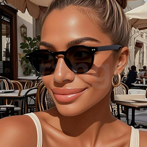 Gafas de Sol Cuadradas de Lujo, Moda, Alta Calidad, UV400, Cómodas, Montura Completa, Unisex, Polarizadas, 2026, Logotipo Personalizado, TR90 - Product Image 6