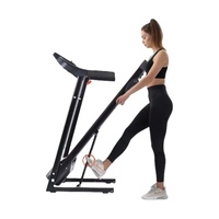 Caminadora Plegable Manual de 3 Niveles para Uso Doméstico, con Inclinación y Bluetooth