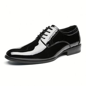 Zapatos de Hombre con Suela Gruesa, de Cuero, Casuales, de Moda, con Plataforma, Cómodos, Modernos, para Caminar al Aire Libre, Diseño Diario - Product Image 5