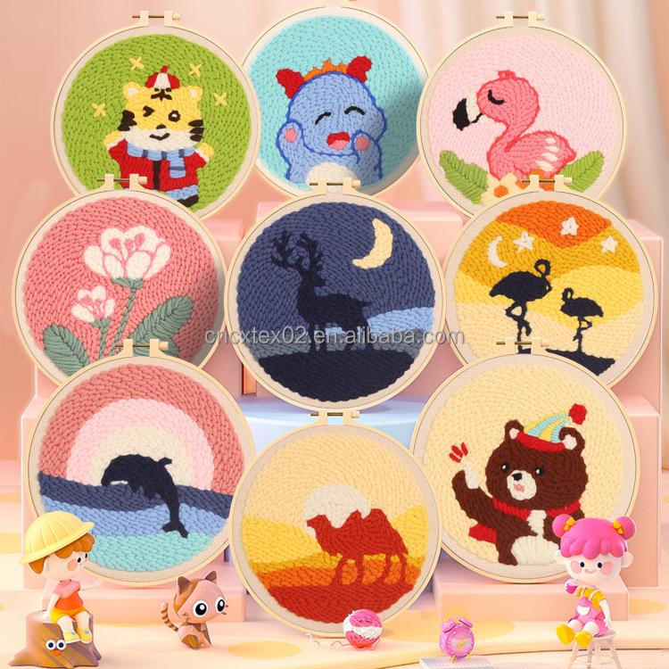 Changxu DIY Handmade Oil Painting Style Stamp Music Introduction Coarse Wool Russian Stamp Textile Fabric Crafts
