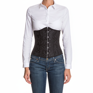 Fascia in vita nera con stampa - Product Image 2