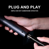 GAZ-MA1 Mini Metal Dynamic Microphone Preamp dengan Aktivator Saluran Tunggal +25dB Gain