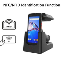 Dispositivo de colector de datos Android industrial PDA resistentes con lector UHF RFID Escáner de código de barras Terminal de mano remoto en stock