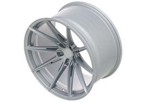 คุณภาพที่เหนือกว่า17-22ขอบรถอลูมิเนียมอัลลอยสีเทาออกแบบ5X112 5X114.3 5X120 5x130_Forged_Wheels_Brushed_D - Product Image 3
