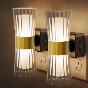 Applique murale LOHAS en acrylique longue durée, à intensité variable, 3000K, blanc doux, lampe de chevet LED, veilleuses pour chambre à coucher, couloir - Product Image 1