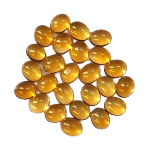 Cabujón de Citrino Natural al por Mayor, Corte Ovalado 3x5mm, Gema Amarilla para Fabricación de Joyas en Origen - Product Image 1
