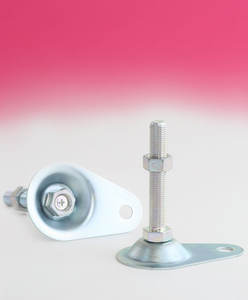 Perno de Nivelación Serie HARMONIE A (Anchor) de Hierro P10 con Acabado Cromado Trivalente, Rosca Métrica, Grado Estándar - Product Image 1