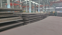 Plat Baja Karbon Hot Rolled MS Tahan Aus Kekerasan Tinggi NM400 NM500 hr untuk Pelapis Bak Excavator Pertambangan