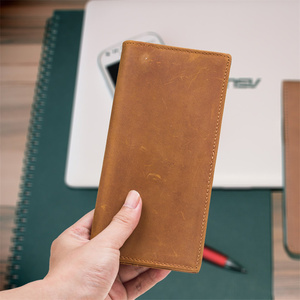 <span class=keywords><strong>Portefeuille</strong></span> long personnalisé en gros <span class=keywords><strong>Portefeuille</strong></span> en cuir Crazy Horse <span class=keywords><strong>gravé</strong></span> au laser Cadeau de pince à billets pour hommes - Product Image 4