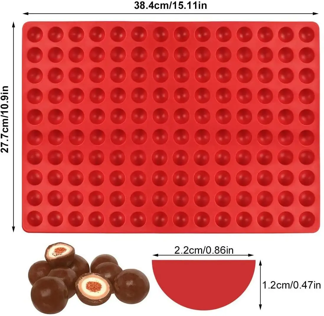 140 kavite çikolata damla kalıpları evcil hayvan ödül maması kalıp silikon ızgara matı sakızlı şeker kalıpları için jöle çerezleri