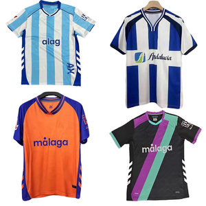 फैक्ट्री डायरेक्ट 2025 मैलागा फुटबॉल जर्सी ने टीम कस्टम पुरुषों की फुटबॉल जर्सी 100% पॉलिएस्टर त्वरित शुष्क फ्रंट लोगो सेट किया - Product Image 1