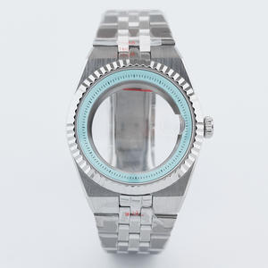 Nh35 Herenhorloge 40MM Klassieke Stijl RVS Mechanisch Horloge Wijzerplaat Kast met Universele Bandset - Product Image 5