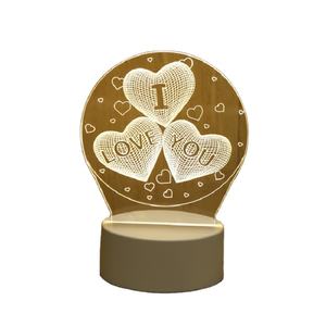 2025 3D ночной свет индивидуальные рождественские и новогодние подарочные наборы, USB, подходит для свадеб, дней рождения и различных праздников. - Product Image 1