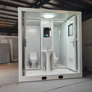 Baño Móvil para Obras de Construcción con Ducha, Baño Público Ecológico y de Protección Ambiental para Áreas Escénicas al Aire Libre - Product Image 4