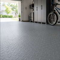 Rutschfeste Wasserdichte PVC-Schwerlast-Bodenteppichmatten für den Außenbereich, Garage, Heim, Industrie und Lager