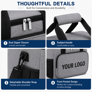 Borsa Termica di Alta Qualità in Oxford 600D, Grande Capacità, Impermeabile, Borsa Pranzo Isolata con Logo Personalizzato per Picnic - Product Image 2