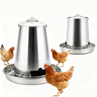 Mangeoire à poulet en acier inoxydable, équipement d'élevage en acier inoxydable personnalisé pour les exploitations à grande échelle