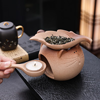 Fourneau en céramique pour torréfaction de feuilles de thé et aromathérapie, diffuseur d'huiles essentielles et bougie pour cérémonie du thé