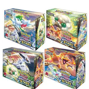 Poke mond TCG Sword Shield 324 buah/Box kotak Display Booster bintang brilian grosir Poke mond koleksi kartu perdagangan permainan