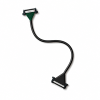 Fabricant de câbles LVDS personnalisés OEM ODM, câble micro coaxial 51 broches pas de 0,5 mm avec gaine en PVC pour écran LCD
