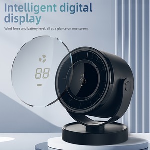 Ventilateur mural sans fil, ventilateur de circulation d'air portable, ventilateur mural rechargeable pour toilettes, 4000mAh, silencieux, ventilateur de circulation d'air sans fil pour bureau - Product Image 6