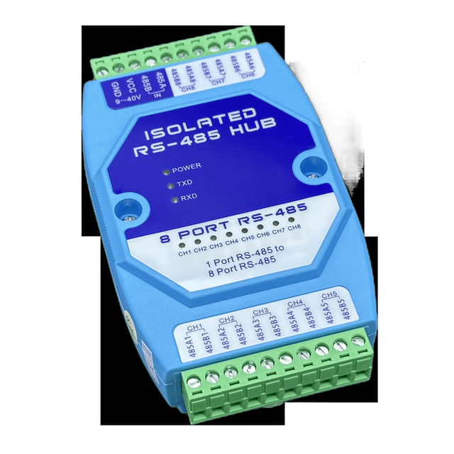 BSSY)JPX-6008 Optical Isolation 8 RS-485 Hub Outputs Share the Same Power Input and Output Optical