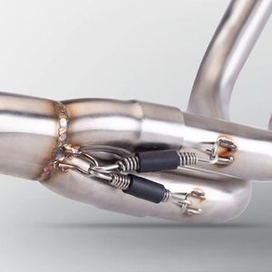 Pot d'échappement de <span class=keywords><strong>moto</strong></span> en acier inoxydable, tuyau de liaison avant-milieu 51 mm, interface d'origine, tout-terrain, pour CRF1100L CRF1100 Africa Twin - Product Image 6