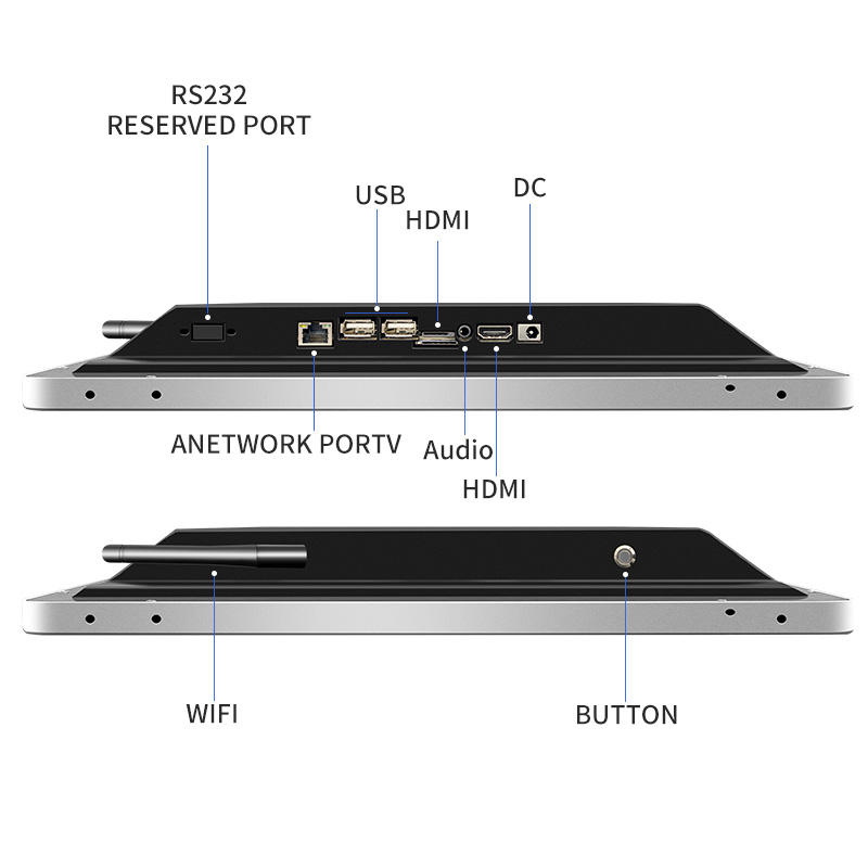 Wholesale Price 17 Inch LCD Touchscreen Monitor 1280*1024 Android All in One Panel PC IP65 Waterproof Industrial Desktop PC
