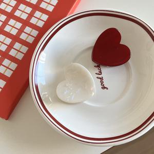 Nouvelle pince à cheveux coréenne mignonne et simple pour femme, design cœur pour franges latérales, petit accessoire capillaire - Product Image 2