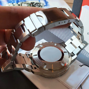 Reloj <span class=keywords><strong>Tissot</strong></span> de Alta Gama para <span class=keywords><strong>Hombre</strong></span> Resistente al Agua con Cronógrafo para Buceo Movimiento de Cuarzo Original Correa de Acero Inoxidable 316L - Product Image 6