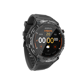 Montre connectée avec moniteur de fréquence cardiaque, écran AMOLED, suivi du sommeil nocturne, écran tactile, étanche IP68 (<span class=keywords><strong>profondeur</strong></span> 3 <span class=keywords><strong>ATM</strong></span>), bracelet en gel de silice magnétique, compatible Android - Product Image 5
