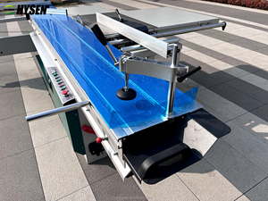 Scie à table coulissante de haute précision HYSEN 3200 mm, scie à panneaux, machines à <span class=keywords><strong>bois</strong></span>, machines à scier le <span class=keywords><strong>bois</strong></span> pour la découpe de panneaux en <span class=keywords><strong>bois</strong></span> - Product Image 5