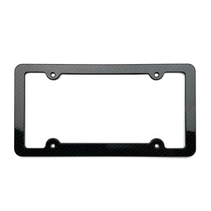 Khung Biển Số Xe Bằng Sợi Carbon/Giá Đỡ Hai Lỗ/Bốn Lỗ - Product Image 3