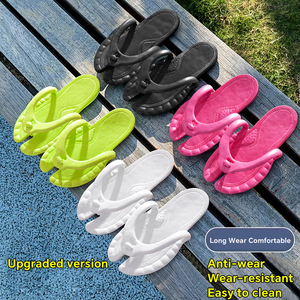 Soft Lightweight Cool Breathable Slip-Resistant Slippers Portable Business or Vacation Travel Anti-Slip Flip-flops - Product Image 2