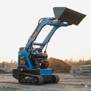 Mini chargeuse sur pneus à conducteur debout de 15 CV - Capacité de charge nominale de 280 à 350 kg - Chargeuse utilitaire compacte - Puissance de 8,6 kW - 1 an - Product Image 1