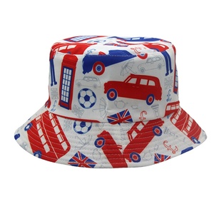 Chapeau Bob Réversible Unisexe à Motif Feuille de Dessin Animé, Double Face, Large Bord, pour Pêche et Plage, Logo Personnalisé, en Sergé de Coton, Quatre Saisons - Product Image 4
