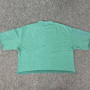 High Quality Boxy Fit Custom Heavy Weight Custom Logo <b>Vintage</b> Acid Washed O-Neck Cropped Oversized Drop Shoulder <b>Tshirts</b> for Men - Product Image 5