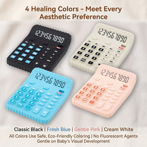 Giocattolo Educativo in Silicone per Neonati a Forma di Calcolatrice, Giocattoli Sensoriali per Bambini di 3 Mesi, Giochi di Imitazione - Product Image 3