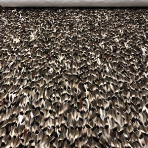 Matériau naturel noir et blanc, <span class=keywords><strong>papier</strong></span> <span class=keywords><strong>peint</strong></span> <span class=keywords><strong>de</strong></span> luxe en plumes <span class=keywords><strong>de</strong></span> <span class=keywords><strong>paon</strong></span> pour la décoration murale <span class=keywords><strong>de</strong></span> la maison - Product Image 5