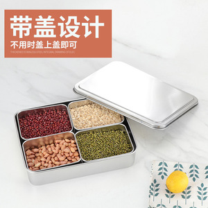 304 Stainless Steel Seasoning <b>Jar</b> Set L Size Airtight Layer Type With Lid <b>For</b> <b>Kitchen</b> Solid Condiments <b>Storage</b> - Product Image 5