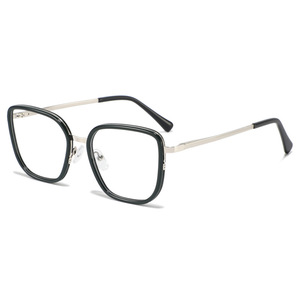 Montures de lunettes carrées en acétate transfrontalières 6816 unisexe, monture complète, verres anti-UV, style européen - Product Image 3