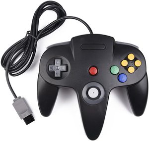نموذج جديد غمبد الألعاب joypads لنينتندو N64 المضيف عصا التحكم في اللعبة ذراع تحكّم سلكيّة - Product Image 1