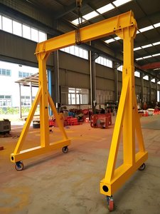 Mini-grue portable 1t-5t, solution de levage mobile compacte pour usine 360. Mobilité optimisée avec polyuréthane haute résistance - Product Image 5