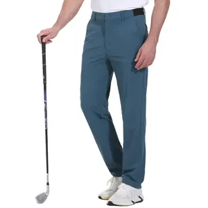 Waterproof Men's Stretch Golf Pants Quick Dry Lightweight Trousers Casual Dress Pants with Pockets Custom Men's Golf Pants