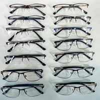 Modelos mixtos Gafas de metal Monturas de metal Ópticas Clásicas Unisex Nuevo diseño Gafas populares Monturas de metal