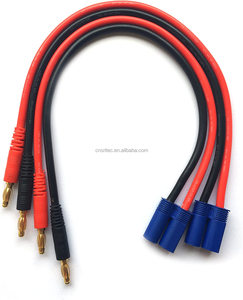 Nhà máy trực tiếp SR-ec2 2P điện <span class=keywords><strong>RCA</strong></span> nữ và nam nối cáp cho RC xe máy bay trực thăng pin lithium polymer - Product Image 6