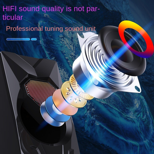 Professional RGB <strong>Computer</strong> <strong>Speaker</strong> <strong>with</strong> Stereoscopic Surround Bass Full Range Gaming Audio for Mobile Phone &amp; <strong>Computer</strong> - Product Image 2