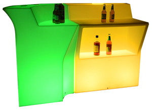 Hete Aanbiedingen Moderne Glimmende LED Bar Tafel Cocktailtafel Groothandel Buiten- en Binnenmeubilair voor Feest Evenementen - Product Image 6